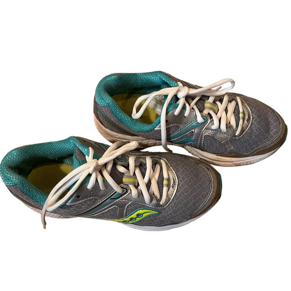 Saucony Women's Cohesion 10 Running Shoes Gray S15343-1 Low Top Lace Up Size 8W - Picture 3 of 11